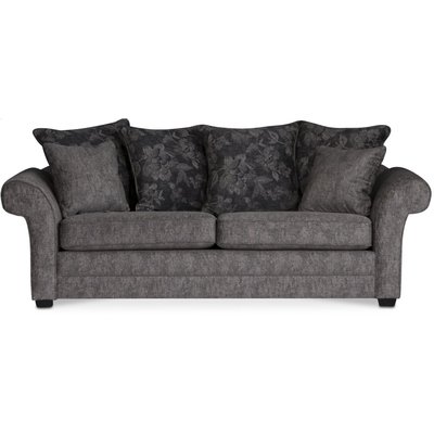 Eriksberg 3-sits soffa - Grå/brunt mönster