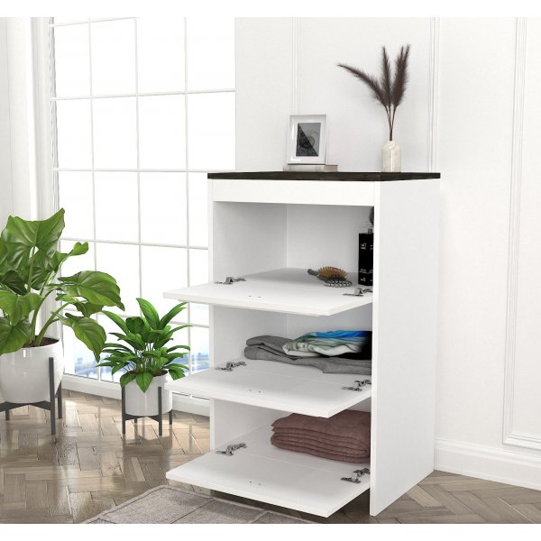 Done byr - Vit/mrkbrun