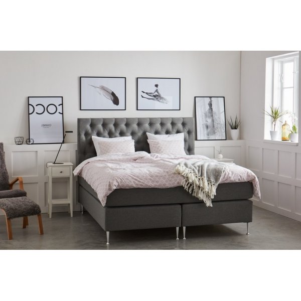 Dream 7-zons kontinentalsäng M/M 160 cm - Grå Dream 7-zons kontinentalsäng M/M 160 cm - Grå