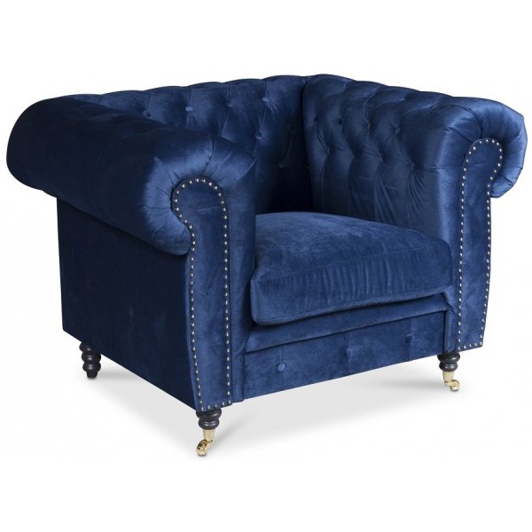 Sheffield Chesterfield Ftlj - Bl (Sammet)
