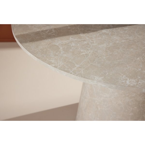 Matbord Lanzo 120 cm marmor beige