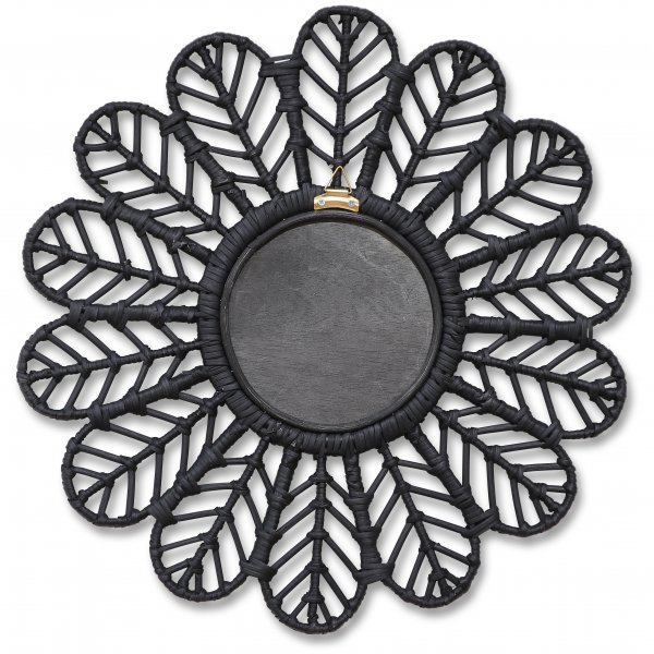 Peacock svart spegel 60 cm
