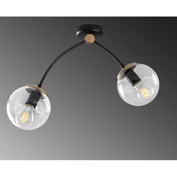 Plafonnier Chromozom 1005 - Noir