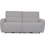 Chloe cinema elektrisk recliner soffa 2,5-sits - Ljus boucl soffa