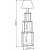 Lampadaire Tower - Anthracite/beige