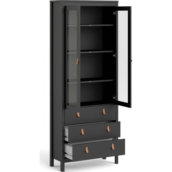 Vitrinekast Madrid - Zwart