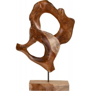 Donato skulptur - Teak - Statyetter & figuriner, Inredningsdetaljer