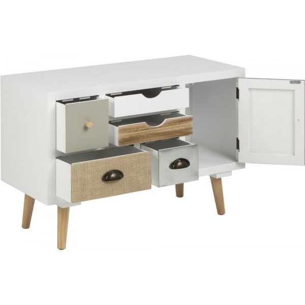 Thais Ladekast 81x55 cm - Wit/meerkleurig Thais Ladekast 81x55 cm - Wit/meerkleurig