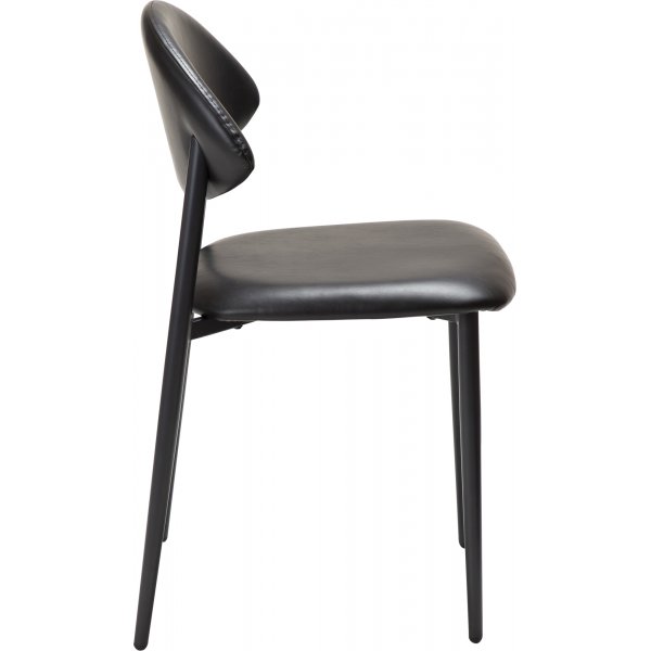 Chaise de salle à manger Tush - PU noir Chaise de salle à manger Tush - PU noir