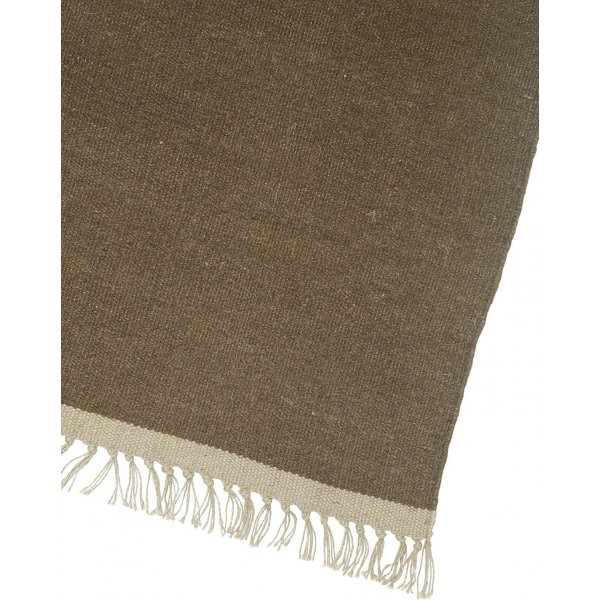 Tapis en laine Ian - Marron