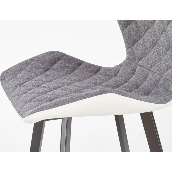 Erin barstol hög - Vit/grå Erin barstol hög - Vit/grå