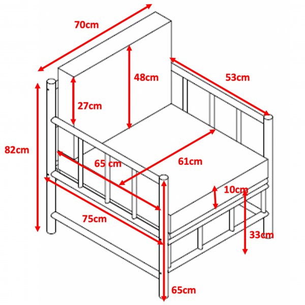 Loungegrupp Lovön i bambu Loungegrupp Lovön i bambu