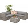 Korfu loungegrupp - Gr + Flckborttagare fr mbler