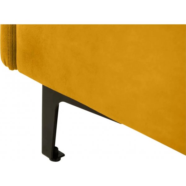 Logan 3-sits bäddsoffa - Gul Logan 3-sits bäddsoffa - Gul