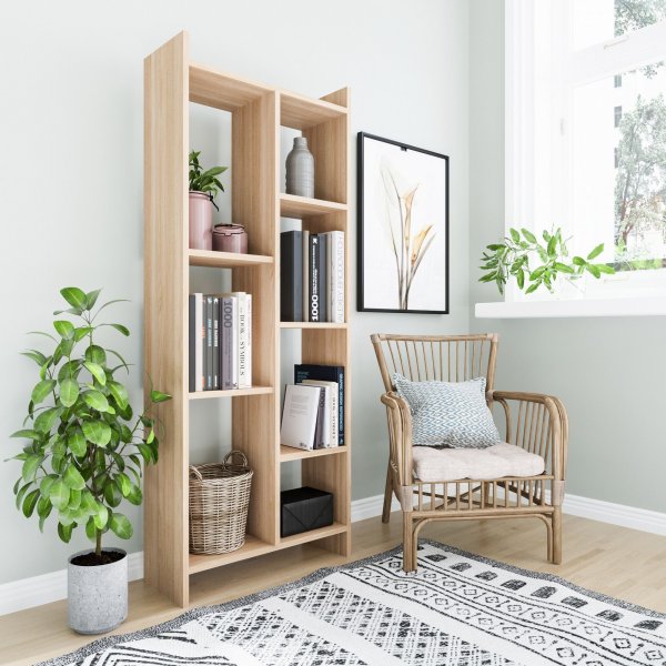 Bibliothèque Eden en chêne hauteur 160 cm Bibliothèque Eden en chêne hauteur 160 cm