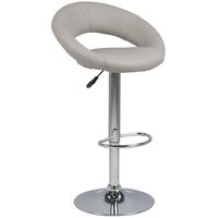 Liverpool barstol - Krom / Beige (PU) Liverpool barstol - Krom / Beige (PU)