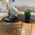 Kundbild ArtDeco lampbord - Krom: Sofforna och stora bordet är köpt...