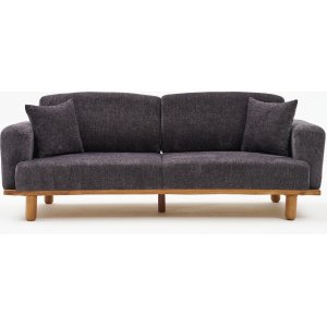 Reims 3-sits soffa - Antracit