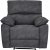 Fauteuil inclinable Coventry  mcanisme manuel - Microfibre grise