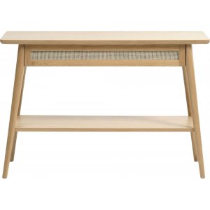 Table console Yuma avec tiroir en chne huil