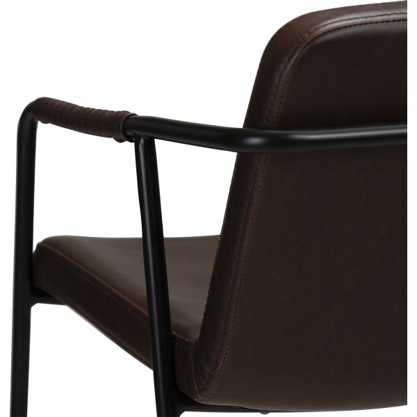 Tabouret de bar Boto - Chocolat PU Tabouret de bar Boto - Chocolat PU