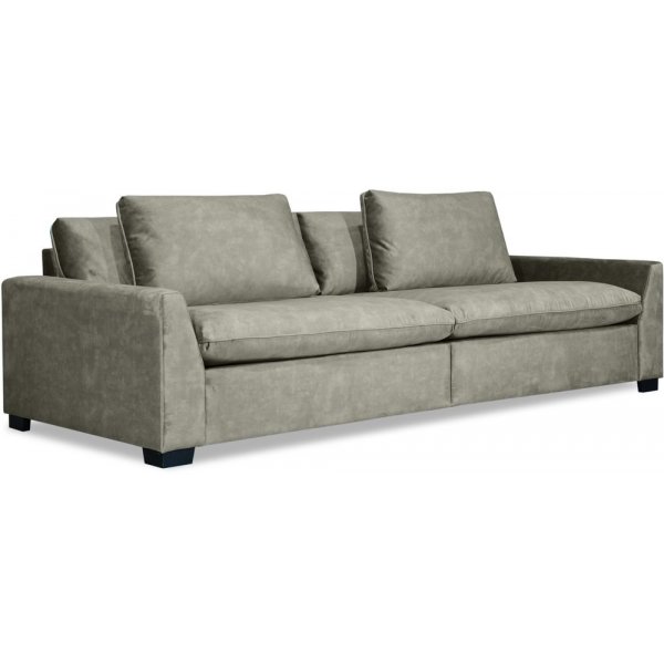 Gabby 4-sits soffa - Grå Sammet Gabby 4-sits soffa - Grå Sammet