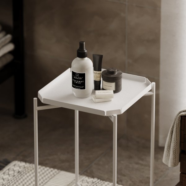 Vela soffbord 46 x 46 cm - Vit Vela soffbord 46 x 46 cm - Vit