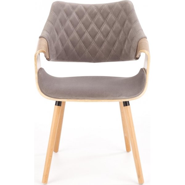 Fauteuil Cadeira 396 - Gris/chêne Fauteuil Cadeira 396 - Gris/chêne