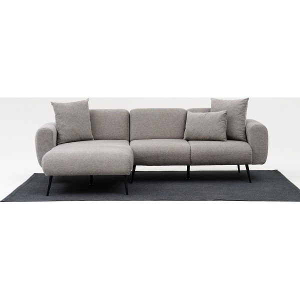 Canapé divan latéral gauche - Gris clair Canapé divan latéral gauche - Gris clair