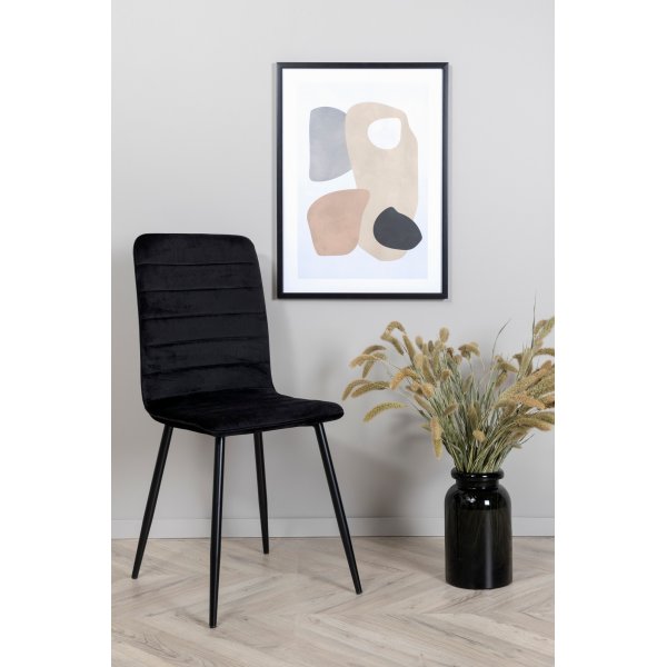 Sirocco Lyx matstol - Svart Sirocco Lyx matstol - Svart