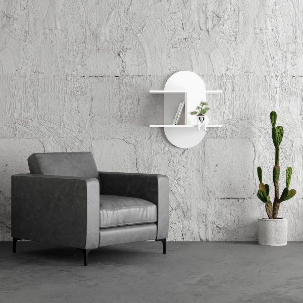 Auro vägghylla - Vit Auro vägghylla - Vit