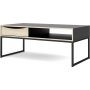 Stubbe soffbord 117,2 x 60 cm - Svart/ek