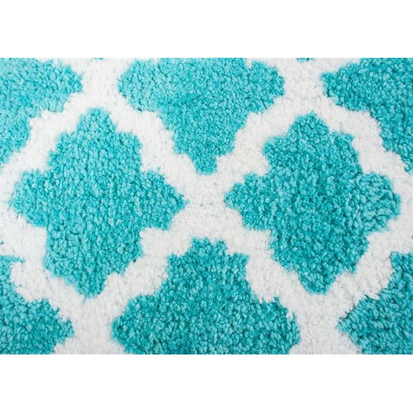 Badrumsmatta Torino - Petrol - 50x80 cm
