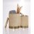 Ensemble pouf confort - Beige