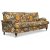 Savoy 3-sits soffa med blommigt tyg - Havanna Brun