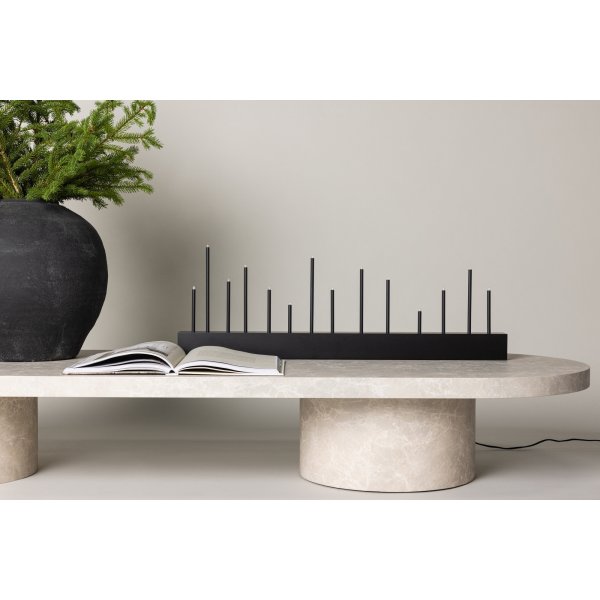 Kungsberget ljusstake - Svart Kungsberget ljusstake - Svart