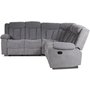 Madrid hrnsoffa (recliner) - Gr (Tyg)