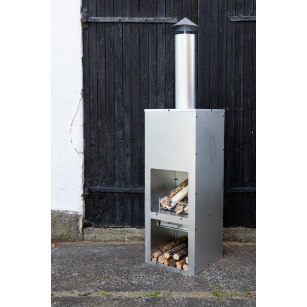 Cheminée Makarima - Argent Cheminée Makarima - Argent