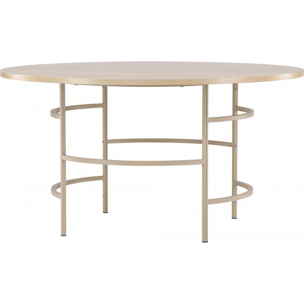 Copenhagen matbord �140 cm - Whitewash/beige