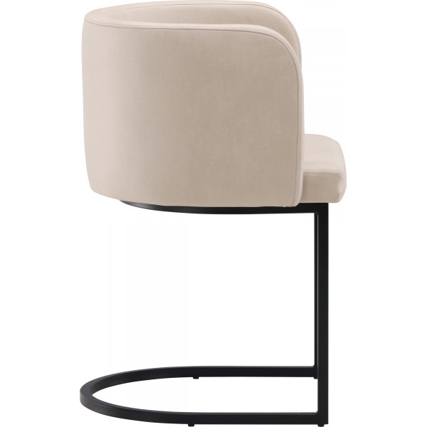 Simrishamn karmstol - Beige/svart