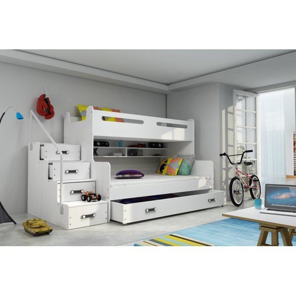 Max vningssng med frvaringslda 120 x 200 cm - Valfri frg