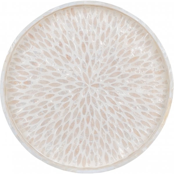 Plateau Capiz - Beige Plateau Capiz - Beige