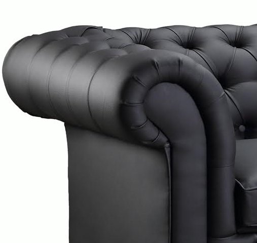 Canapé Chesterfield New England 2 places en tissu - Toutes les couleurs Canapé Chesterfield New England 2 places en tissu - Toutes les couleurs