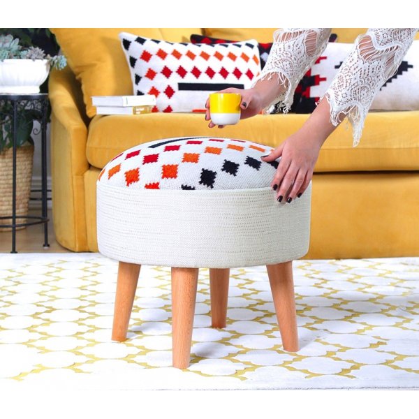 Pouf Farm - Blanc Pouf Farm - Blanc