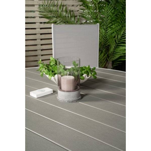 Parma utematgrupp med 6 st Break stolar - Grå/Vit Parma utematgrupp med 6 st Break stolar - Grå/Vit