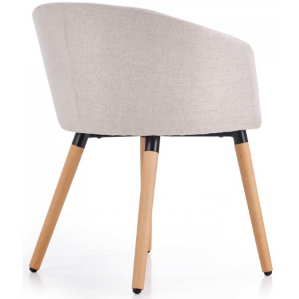 Vester matstol - Beige (Tyg) / Trä Vester matstol - Beige (Tyg) / Trä