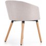 Vester matstol - Beige (Tyg) / Tr