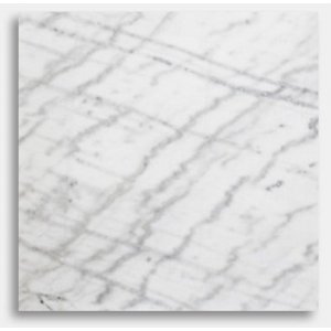 Vit marmorskiva 75x75 cm