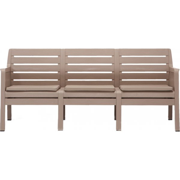 Lara 3-sits soffa - Cappuccino