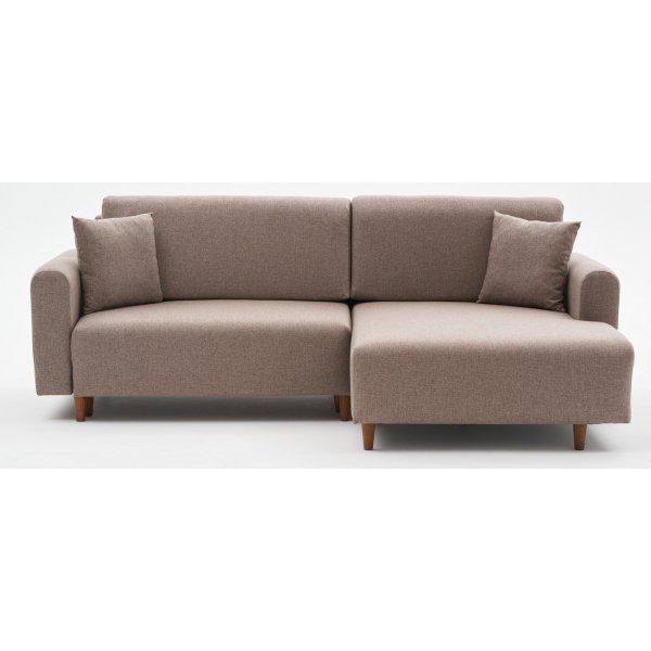 Mane divanbäddsoffa höger - Brun Mane divanbäddsoffa höger - Brun